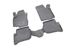 Коврики Standard, в салон VW Golf Plus 12/2004- , 4 шт. (полиуретан, чёрные) Element.NLC.51.16.210