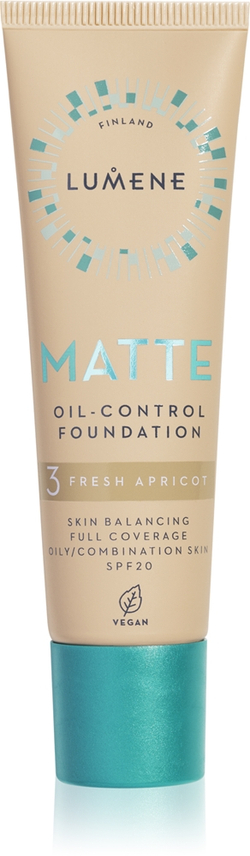 Lumene Matte Oil-Control - Подклад матирующий оттенок 3 Fresh Apricot, 30 ml