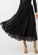 Юбка плиссе макси 90