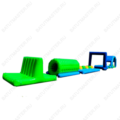 Надувной аквапарк на воде «Лето» 10×2,5×3 м