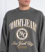 Худи TJM BOXY LUXE VARSITY CREW Tommy Jeans - графитовый(DM0DM17798)