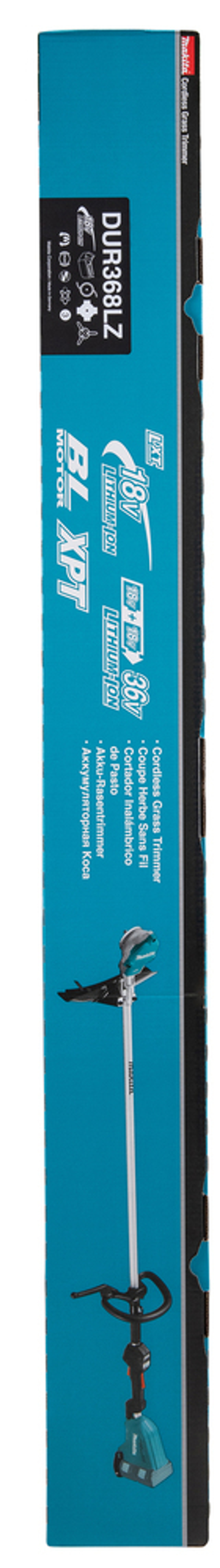 Аккумуляторная травокосилка LXT® DUR368LZ 18В X2 3 500 / 5 300 / 6 500 об/мин 230 / 350 мм