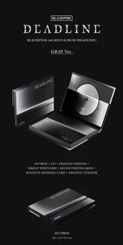 Альбом BLACKPINK - DEADLINE [GRAY ver.]