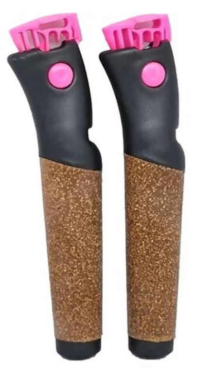 Ручки для лыжных палок KV+ ELITE CLIP 3P100.17.P розовые 16.5мм