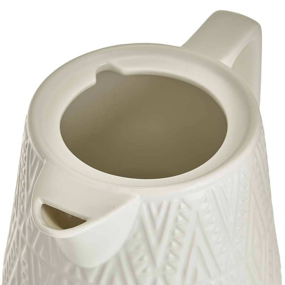 Чайник электрический 1200 Вт, 1 л, корпус из фарфора DELTA LUX DE-1020 белый