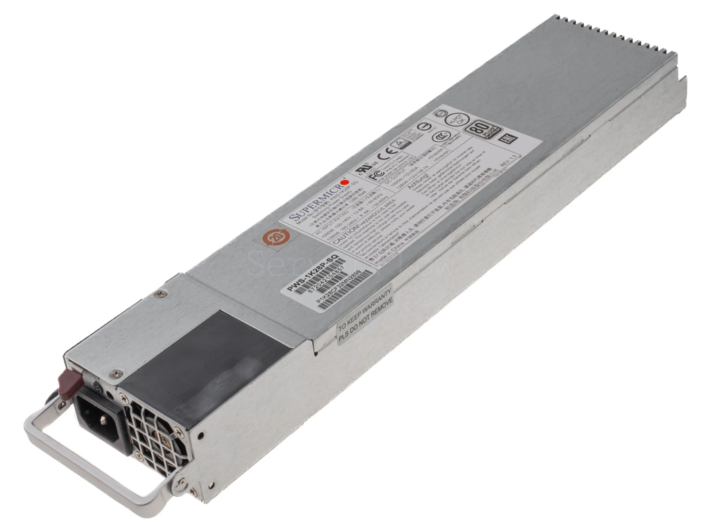 Серверный Блок питания Supermicro PWS-1K28P-SQ (1280W) 1U 80 Plus Platinum OEM REF