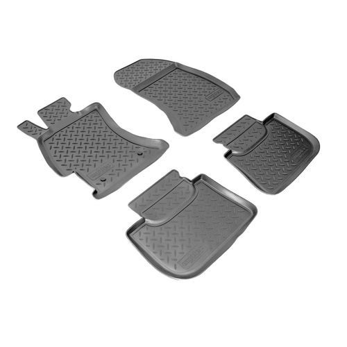 Ковры в салон Norplast/Unidec для Subaru XV (2012-2016)Полиуретан,Черный, арт.NPL-Po-84-80