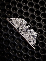 Сменные лезвия с гравировкой. Японский сет №3