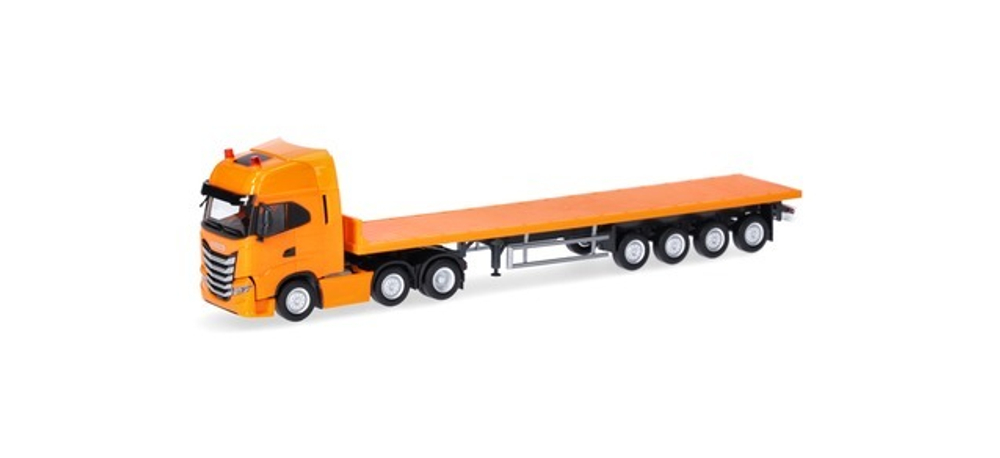 Грузовик Iveco S-Way 6x2, пп бортовой, оранжевый