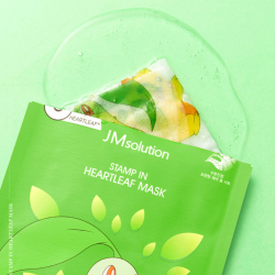 JMsolution Stamp In Heartleaf Mask тканевая маска с хауттюйнией успокаивающая