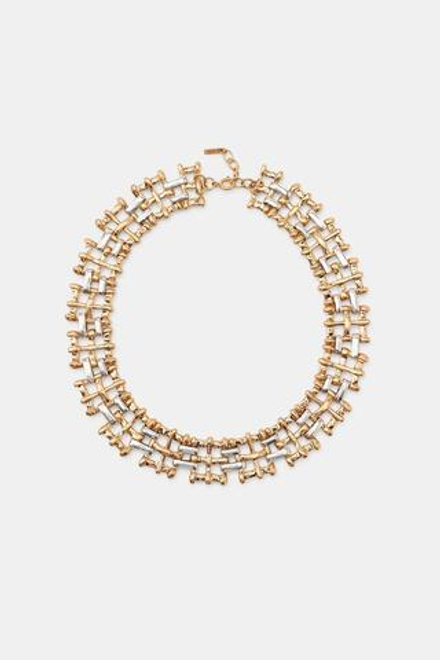 ZARA КОМБИНИРОВАННОЕ ОЖЕРЕЛЬЕ, ЗОЛОТОЙ/СЕРЕБРЯНЫЙ