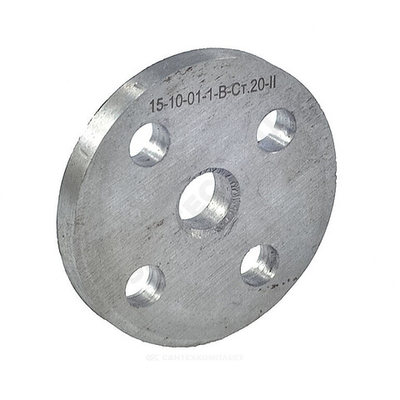 Фланец сталь плоский Ду 20 Ру10 тип 01 ряд 1 исп. B ГОСТ 33259-2015