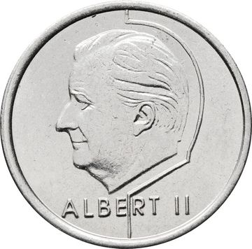 1 франк 1994-2001 Бельгия