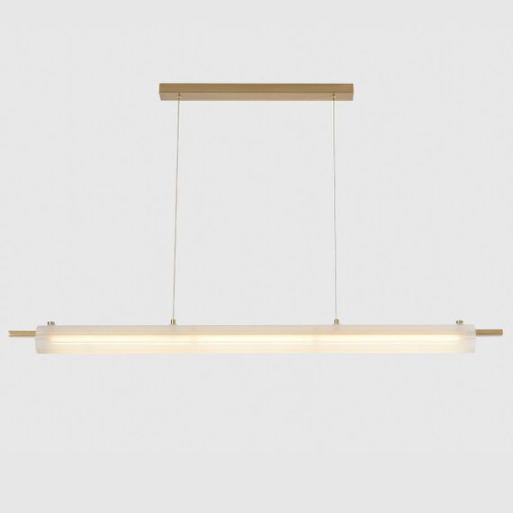 Подвесной светодиодный светильник Crystal Lux Tunnel SP40 Led Brass