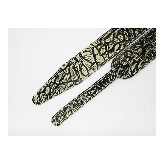 FL8011LT Leather Tigina Ремень для гитары, кожаный, Чогори, Fidel