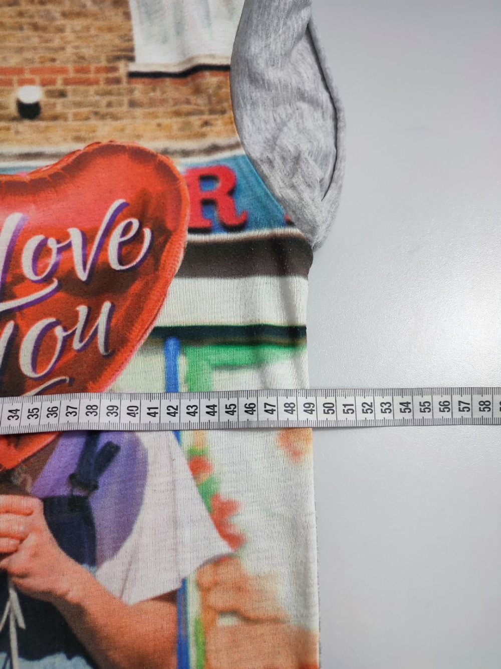 Футболка с интересным принтом 44 размер