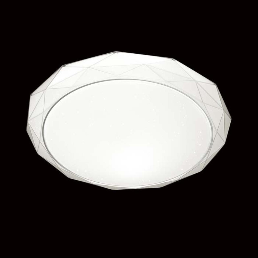 2045/ELN PALE SN 220 Светильник пластик/белый/прозрачный LED 76Вт 3000/4000/6000K D500 IP43 CCT GINO