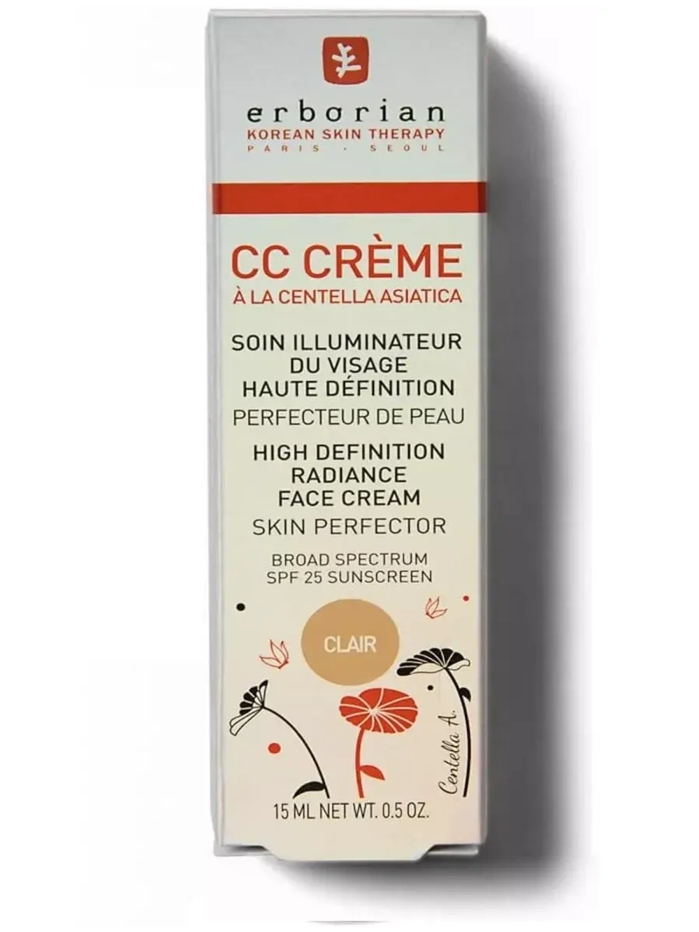 СС Крем для лица, Совершенное сияние, Светлый, 15 мл SPF 25