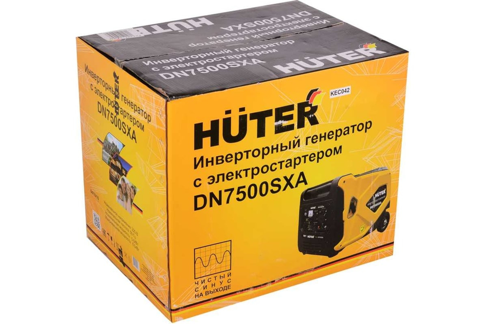 Инверторный генератор Huter DN7500SXA -электростартер 64/10/10
