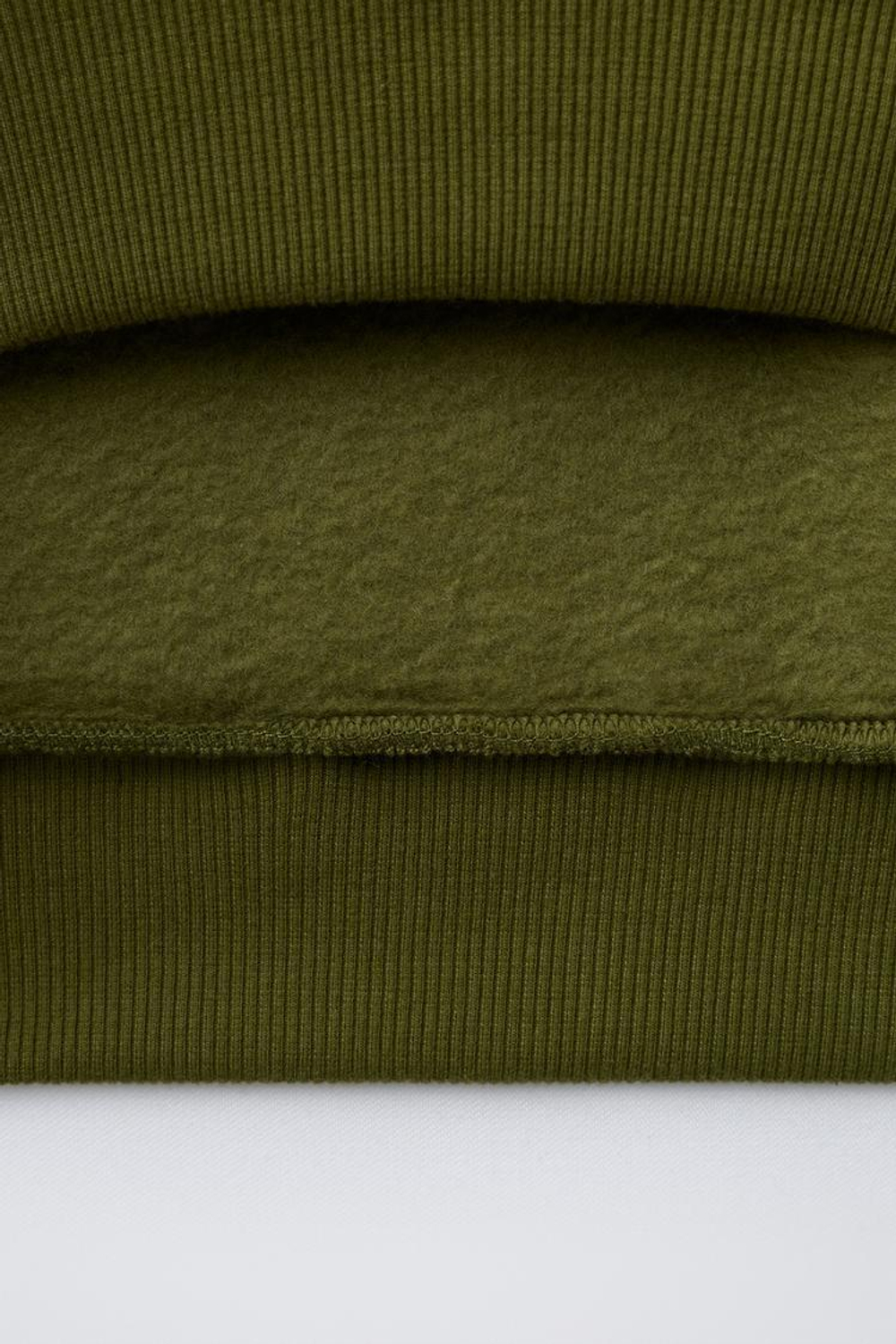 ZARA КОМПЛЕКТ ТОЛСТОВКА И БРЮК-ДЖОГГЕРОВ, ЗЕЛЕНЫЙ