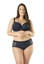 Красивый бюстгальтер Debora с чашками на тонком поролоне (Размер: 85C) (Цвет: темно-синий)