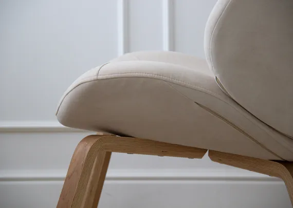 Кресло Ellipse E8.1 (молочный, антивандальная)