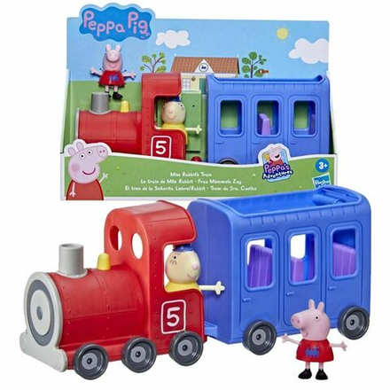 Фигурки Hasbro Свинка Пеппа - Набор Поезд Миссис Кролик + 2 фигурки - Хасбро F3630