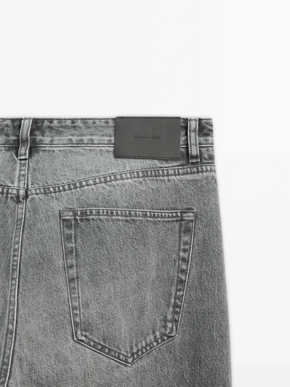 Massimo Dutti Джинсы свободного кроя, серый