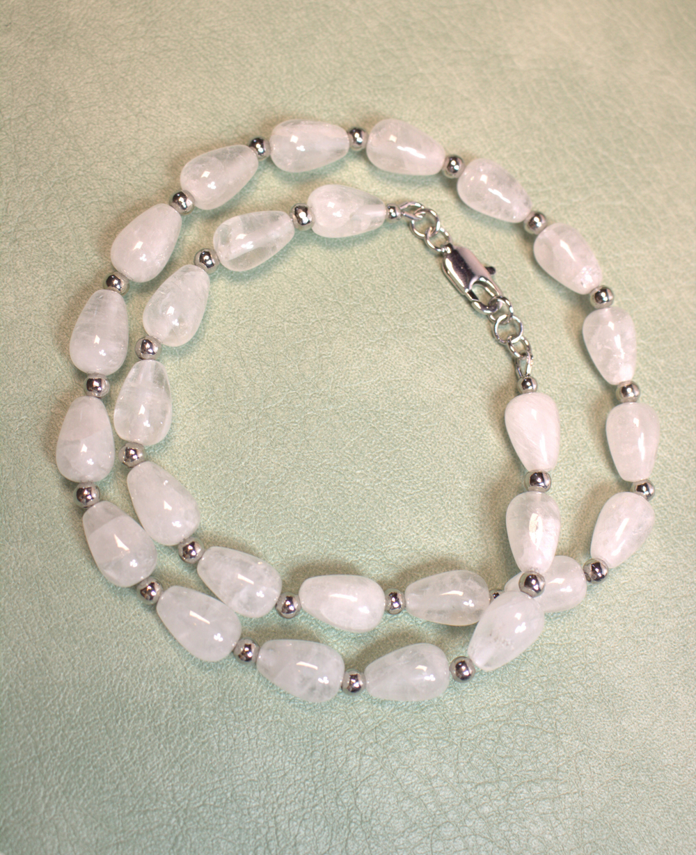 Чокер из горного хрусталя "Хрустальная роса"