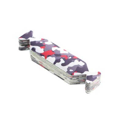 Shine Systems Camouflage Shield Tape - Защитная тканевая лента для ракеля с камуфляжным рисунком,10 шт 12,6*3см