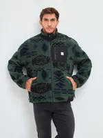 Толстовка Kefirmaykifer Флисовая Zip зеленая