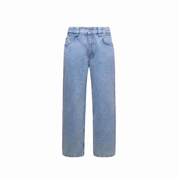 Джинсы Pastoral Wide Light denim голубые - фото 7