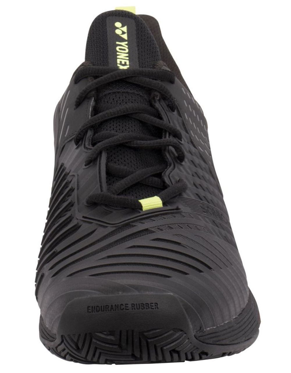 Мужские кроссовки теннисные Yonex Power Cushion Sonicage 3 - black/lime