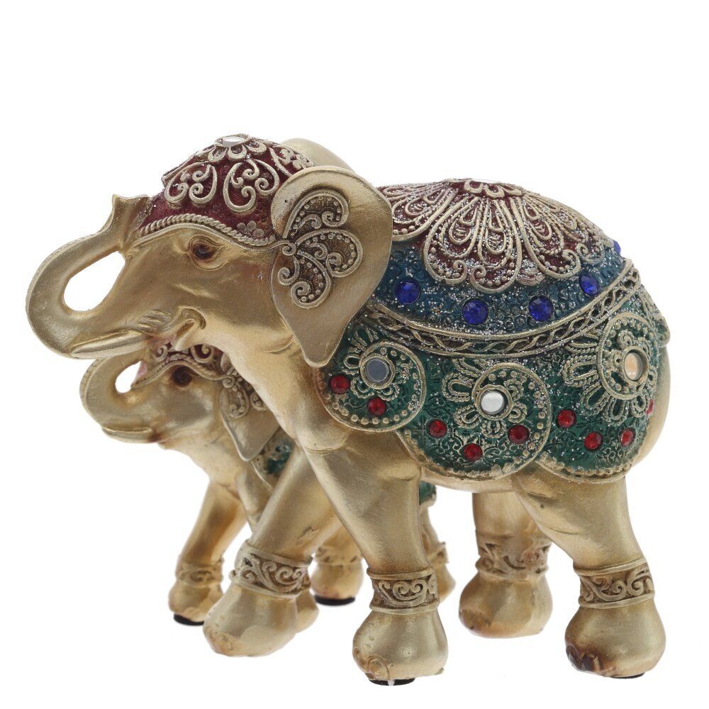 GAEM Фигурка декоративная "Слоны", L13,5 W8,5 H12 см