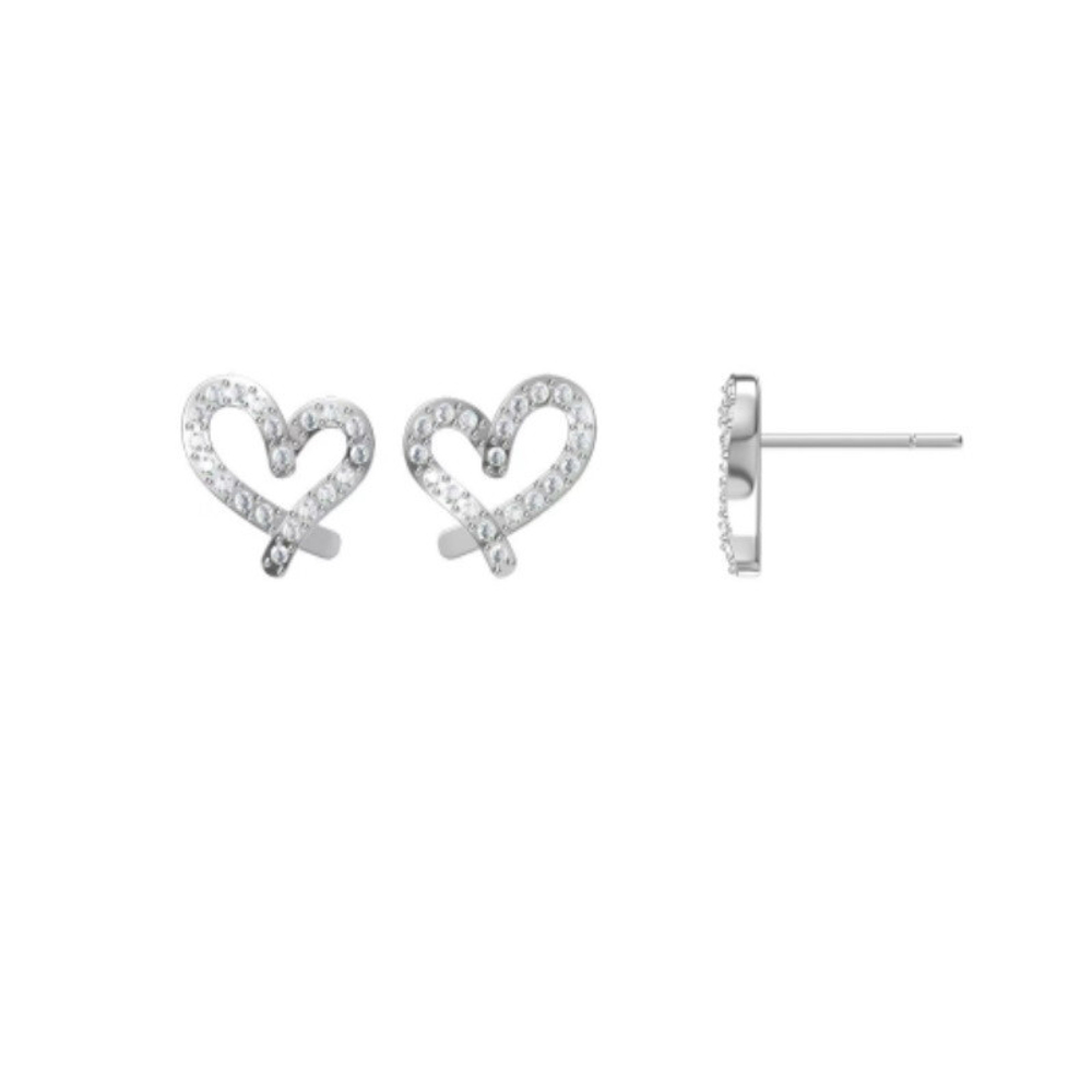 Серьги из медицинской стали Funny Heart Biojoux BJT225