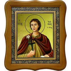 Иоанн Русский исповедник. Икона на холсте.