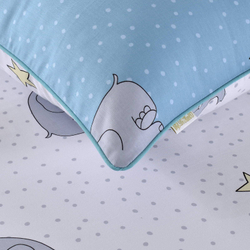 Детское постельное белье Sofi De MarkO Слон голубое