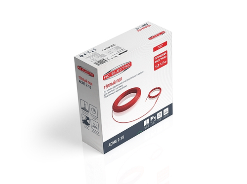 Кабель нагревательный AC ELECTRIC ACMC 2-18-250 (комплект теплого пола)