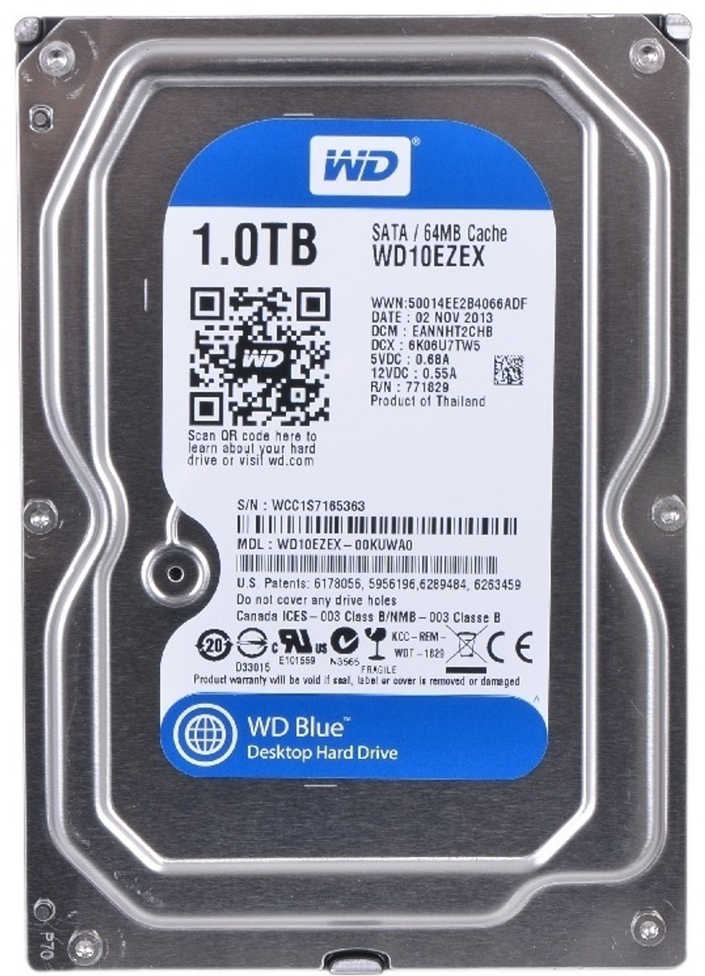 HDD Western Digital WD10EZEX 1000 ГБ