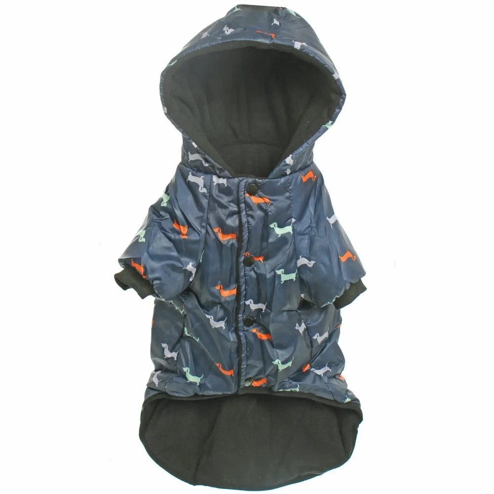 Куртка для собак мелких пород «NEHOLOD», на синтепоне, цвет чёрный, размер 2XL (54*42*36)