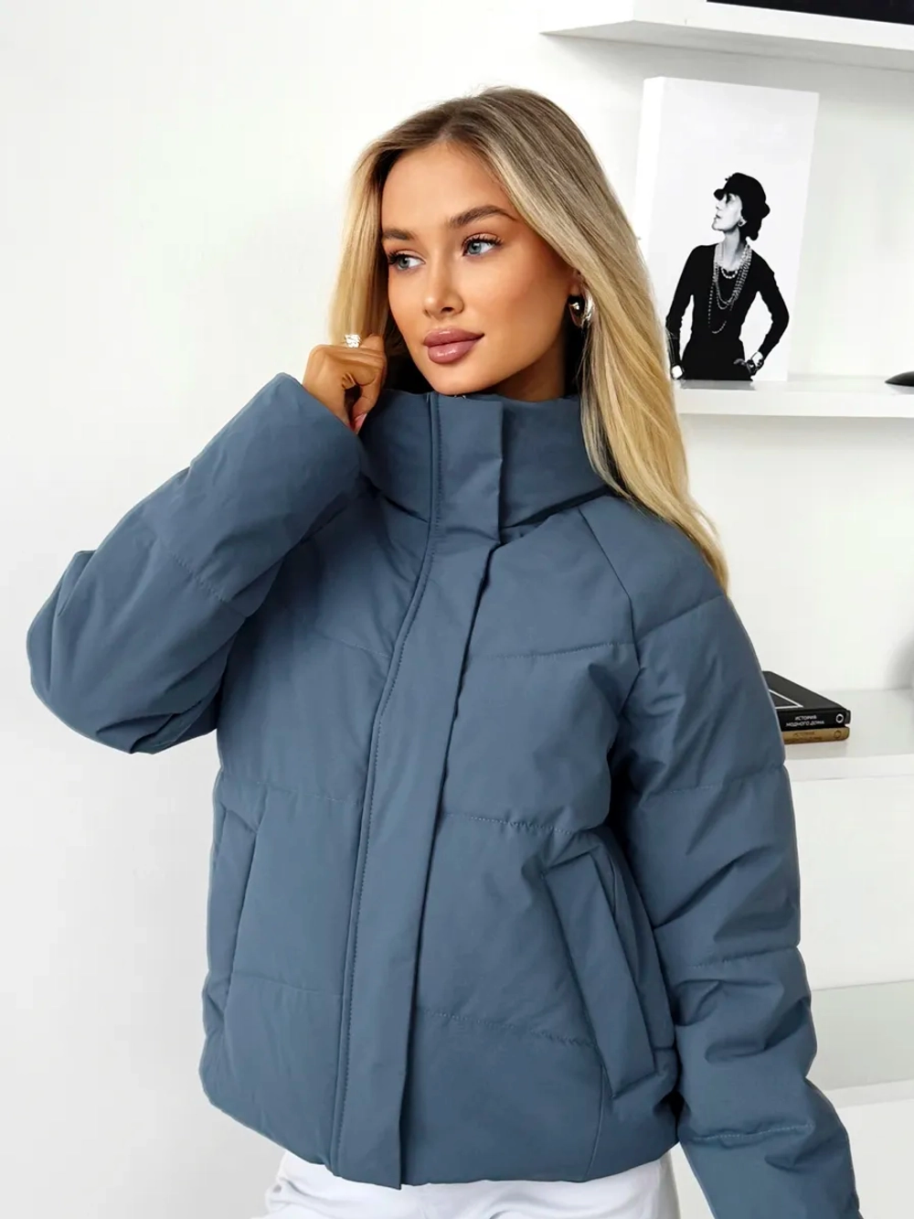 Куртка осенняя короткая без капюшона