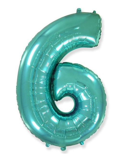 Шар цифра №6 Тиффани