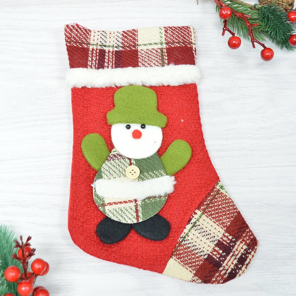 Сувенир новогодний "Носок для подарков" средний, в ассортименте