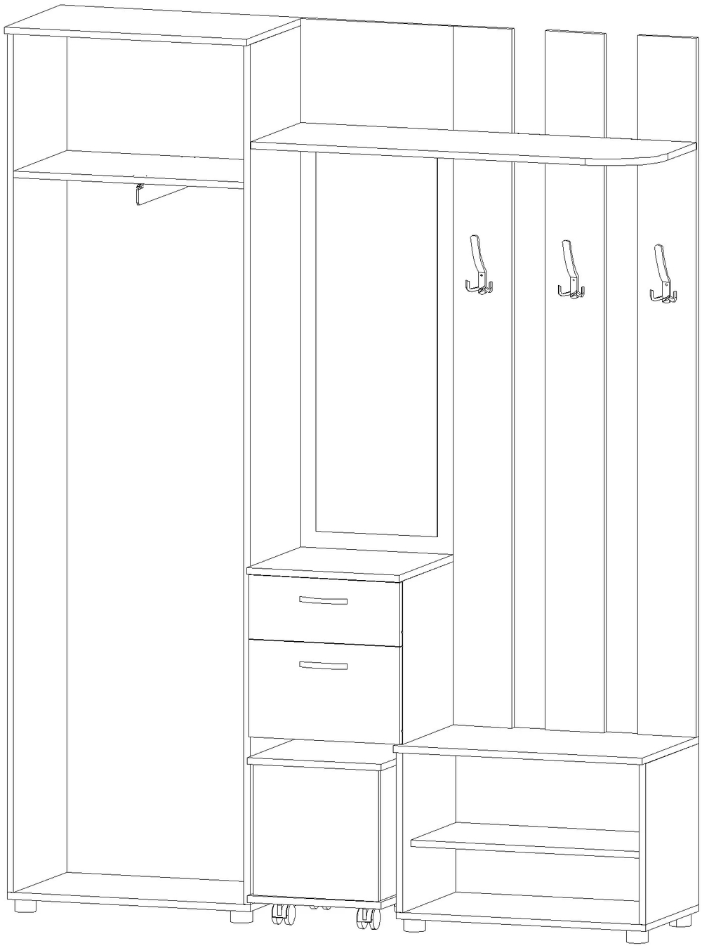Прихожая Кристина (МТ2)