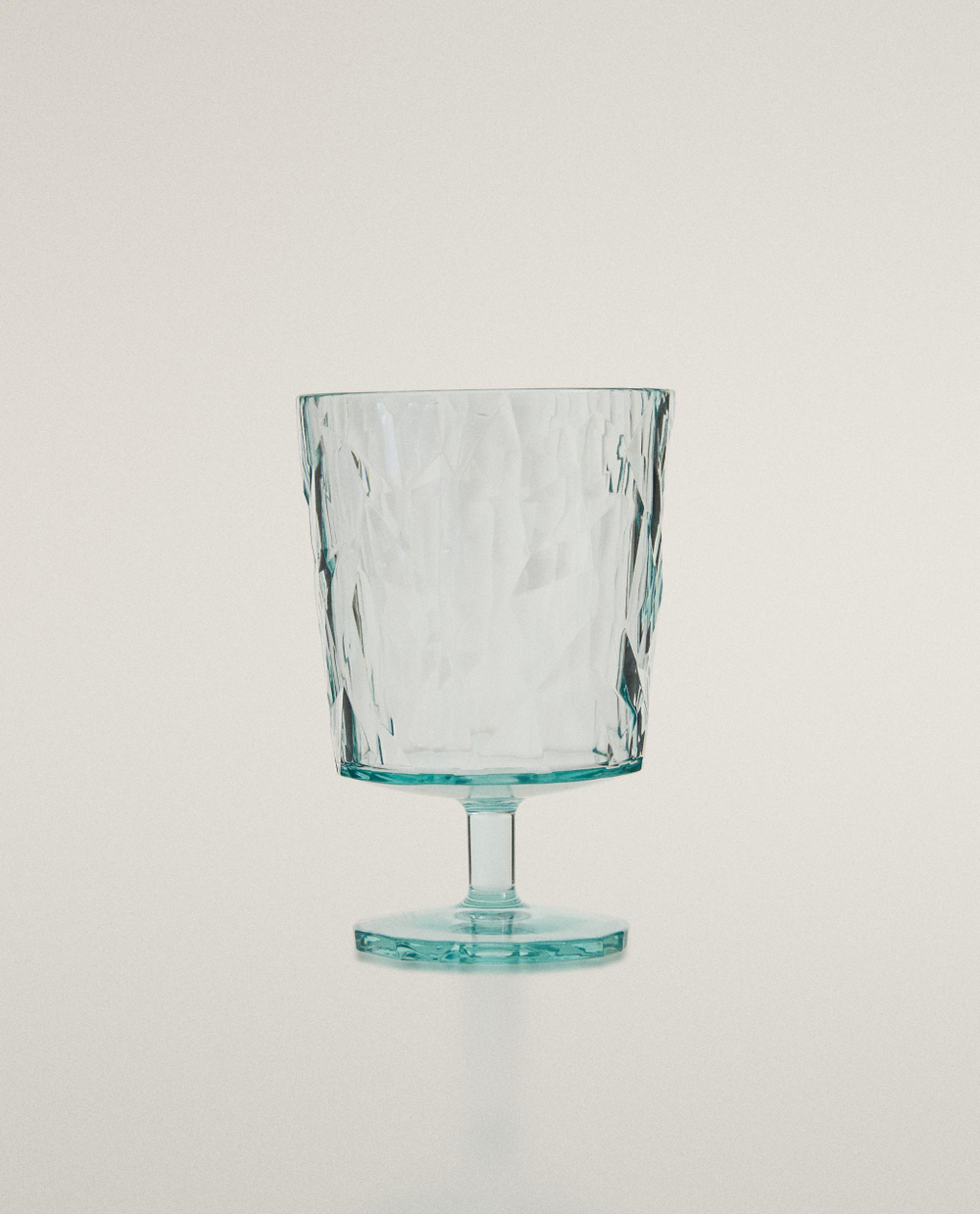 Zara Home бокал из пластика, цвет синий, 12 см