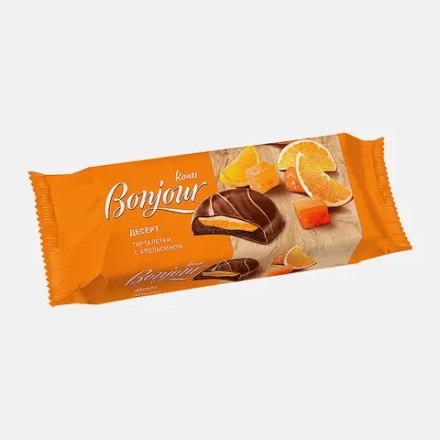 Тарталетки с апельсином Bonjour Konti 220г