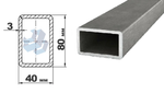 трубы электросварные прямоуг 80x40x3.0 дл 6000