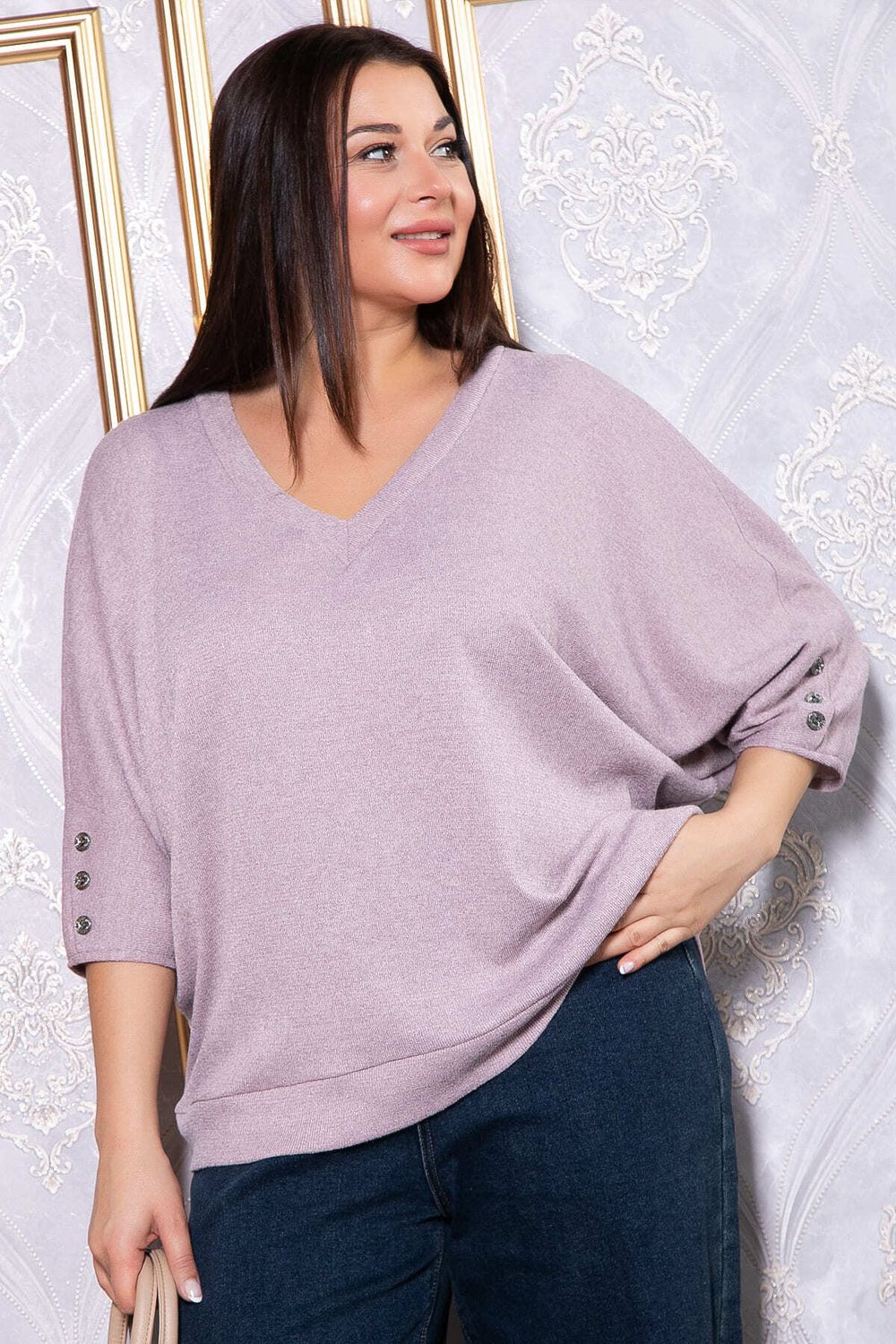 Блуза Вэнсдей (сиреневая) Б14821-4М LT Collection