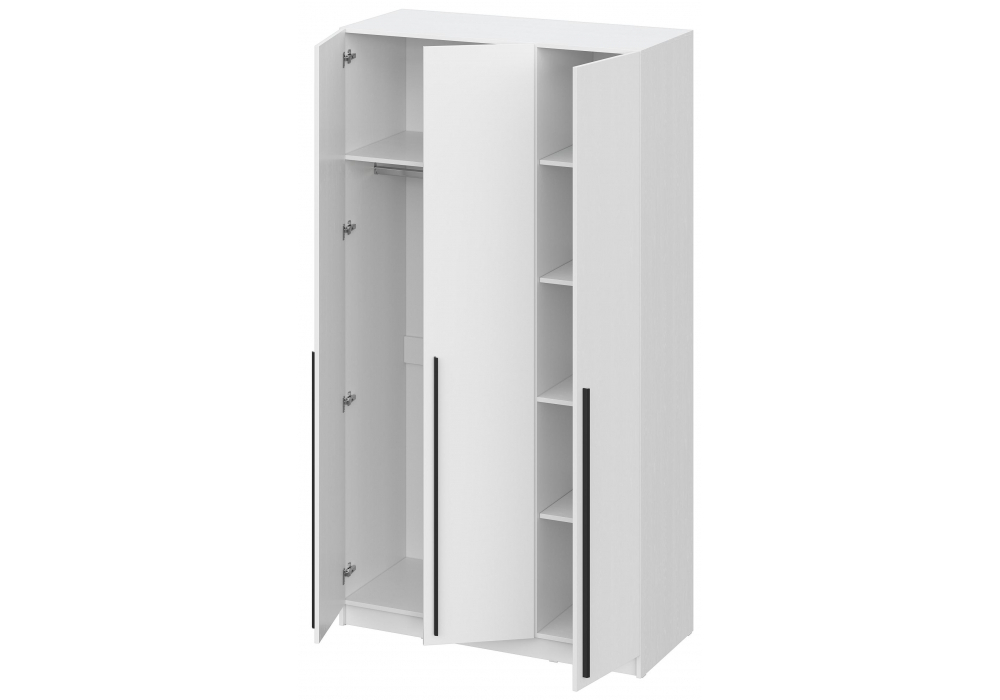 Шкаф Woodville Бирма ШК-1200 белое дерево, белое дерево