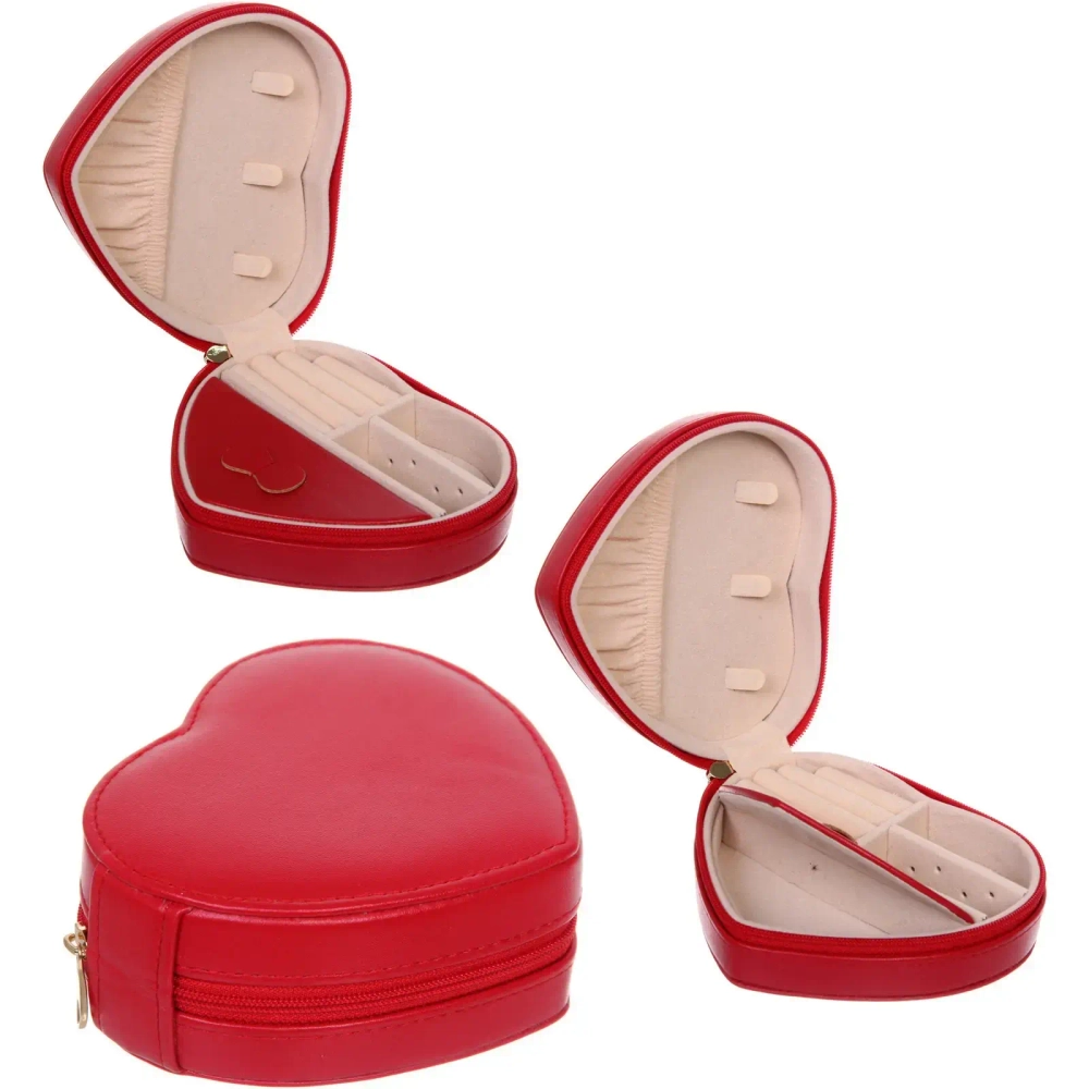 Шкатулка для украшений «ДАНТЕ», цвет бордово-красный, 12*10*4,7см (коробка)